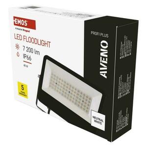 EMOS LED reflektor AVENO 48W, černý, neutrální bílá ZS2433 obraz