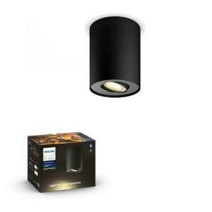 PHILIPS HUE Hue White Ambiance Stropní bodové svítidlo Philips Pillar BT 8719514338524 LED GU10 1x5W 350lm 2200-6500K 230V, černé s Bluetooth obraz