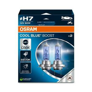 OSRAM H7 12V 80W PX26d COOL BLUE BOOST 5500K 2ks NO ECE 62210CBB-2HB obraz