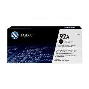 HP 92A tonerová náplň 1 kusů Originální Černá C4092A obraz