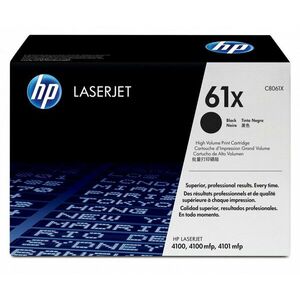 HP 61X Černá originální tonerová kazeta LaserJet s vysokou C8061X obraz