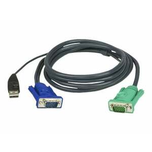 ATEN 2L-5202U KVM kabel Černá 1, 8 m 2L-5202U obraz