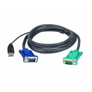 ATEN 2L-5201U KVM kabel Černá 1, 2 m 2L-5201U obraz