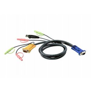 ATEN 2L-5302U KVM kabel Černá 1, 8 m 2L-5302U obraz