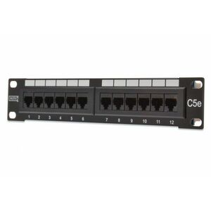 CAT 5e - Class D Patch Panel - unshielded - RJ-45 - Cat5e - DN-91512U obraz