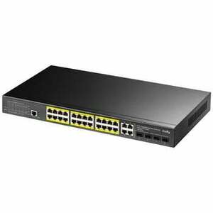 Cudy 24-Port Layer 2 Managed Gigabit PoE+ Switch with 4 GS2028PS4-400W obraz