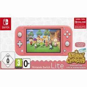 Nintendo Switch Lite, coral + Animal Crossing: New Horizons + Nintendo Switch Online na 12 měsíců obraz