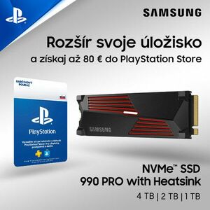 Samsung SSD 990 PRO s chladičem, 2TB, NVMe M.2 obraz