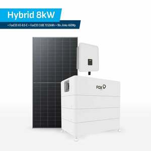 Set Hybrid 8kW + FoxESS Inverter H3-8.0-E + FOX_8KW_BAT_11KWH_450Wp obraz