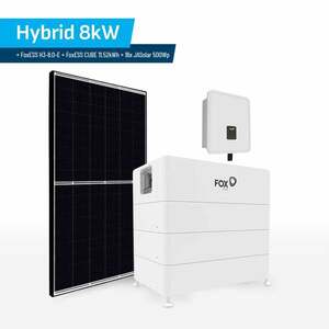 Set Hybrid 8kW + FoxESS Inverter H3-8.0-E + FOX_8KW_BAT_11KWH_500Wp obraz