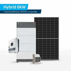 Set Hybrid 6kW + Fronius Symo GEN24 6.0 plus + FRO_6KW_BAT_10KWH_450Wp obraz