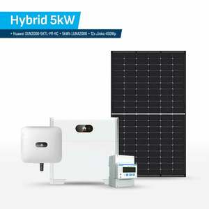 Set Hybrid 5kW + Huawei SUN2000-5KTL-M1-HC + HUA_5KW_BAT_5KWH_450Wp obraz