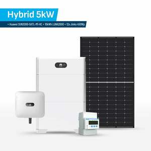 Set Hybrid 5kW + Huawei SUN2000-5KTL-M1-HC + HUA_5KW_BAT_10KWH_450Wp obraz