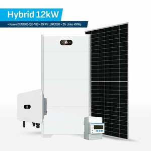 Set Hybrid 12kW + Huawei SUN2000-12K-MB0 + HUA_12KW_BAT_15KWH_450Wp obraz