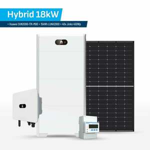 Set Hybrid 18kW + Huawei SUN2000-17K-MB0 + HUA_18KW_BAT_15KWH_450Wp obraz