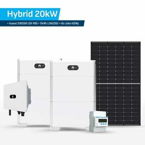 Set Hybrid 20kW + Huawei SUN2000-20K-MB0 + HUA_20KW_BAT_20KWH_450Wp obraz