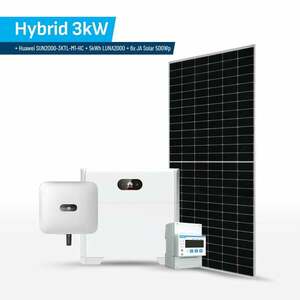 Set Hybrid 3kW + Huawei SUN2000-3KTL-M1-HC + HUA_3KW_BAT_5KWH_500Wp obraz