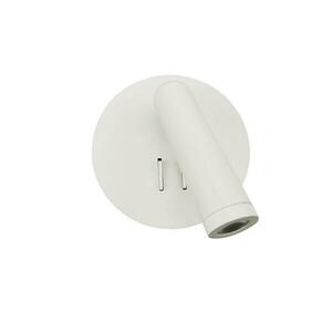 ACA Lighting nástěnné svítidlo LED 3+4W 3000K 280LM bílá kov D13, 5X7CM ZEUS SF1801LEDW obraz