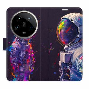 Flipové pouzdro iSaprio - Neon Astronaut 02 - Xiaomi 14 Ultra obraz