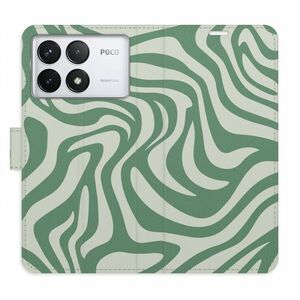 Flipové pouzdro iSaprio - Zebra Green 02 - Poco F6 Pro obraz