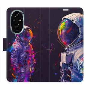 Flipové pouzdro iSaprio - Neon Astronaut 02 - Honor 200 obraz