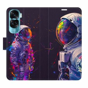 Flipové pouzdro iSaprio - Neon Astronaut 02 - Honor 90 Lite 5G obraz