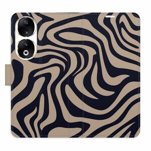 Flipové pouzdro iSaprio - Zebra Black 02 - Honor 90 5G obraz