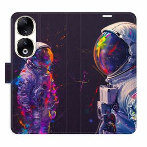 Flipové pouzdro iSaprio - Neon Astronaut 02 - Honor 90 5G obraz