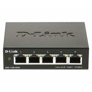 D-Link DGS-1100-05V2 síťový přepínač Řízený L2 DGS-1100-05V2 obraz