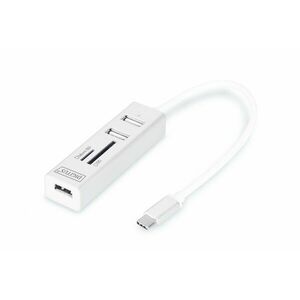 Digitus DA-70243 čtečka karet USB 2.0 Bílá DA-70243 obraz