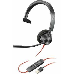 POLY Blackwire 3310 Microsoft Teams Certified USB-A Headset 767F6AA obraz