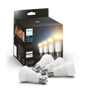 PHILIPS HUE Hue Bluetooth LED White Ambiance set 4ks žárovek Philips 8719514328280 E27 A60 6W 800lm 2200-6500K stmívatelné obraz