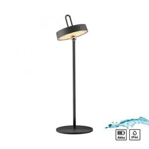 PAUL NEUHAUS JUST LIGHT LED stolní lampa černá na baterie dotykový stmívač ochrana proti stříkající vodě USB 2700K LD 19310-18 obraz