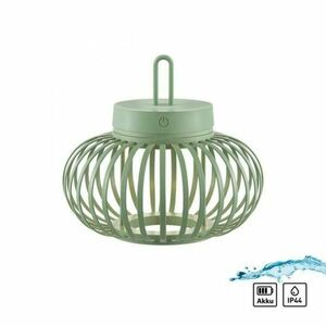 PAUL NEUHAUS JUST LIGHT LED stolní lampa průměr 25cm zelená na baterie USB IP44 stmívatelné dotykem 2700K LD 19303-43 obraz