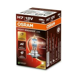 OSRAM H7 12V 55W PX26d NIGHT BREAKER 220 +220% 1ks 64210NB220 obraz