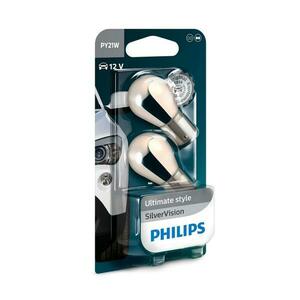 Philips PY21W SilverVision 12V 12496SVB2 obraz