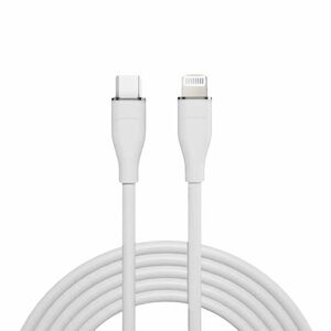 Solight USB-C/Lightning kabel, USB-C konektor - Lightning konektor, silikon, 1m SSC1901-S obraz