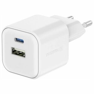 SWISSTEN síťový adaptér 12 W 1x USB-C a 1x USB-A obraz