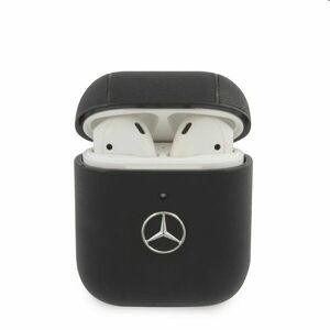 Mercedes kožené pouzdro pro AirPods 1/2, černý obraz