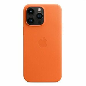 Apple iPhone 14 Pro Max Leather Case with MagSafe, orange obraz