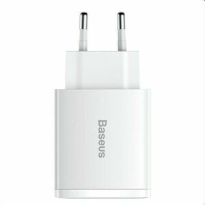 Baseus Compact Quick USB-C 30W, white obraz