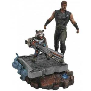 Socha Marvel Premier Avengers 3 Thor & Rocket Statue obraz