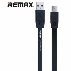 Remax MicroUSB datový kabel s podporou rychlonabíjení, Black obraz