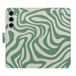 Flipové pouzdro iSaprio - Zebra Green 02 - Samsung Galaxy S23 FE obraz