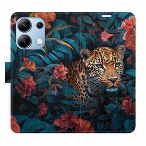 Flipové pouzdro iSaprio - Flower Jaguar 02 - Xiaomi Redmi Note 13 obraz