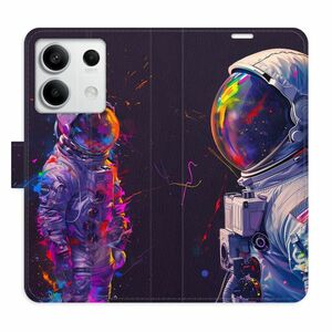 Flipové pouzdro iSaprio - Neon Astronaut 02 - Xiaomi Redmi Note 13 5G obraz