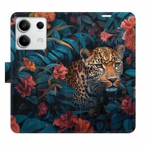 Flipové pouzdro iSaprio - Flower Jaguar 02 - Xiaomi Redmi Note 13 5G obraz