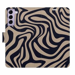 Flipové pouzdro iSaprio - Zebra Black 02 - Samsung Galaxy S22 5G obraz