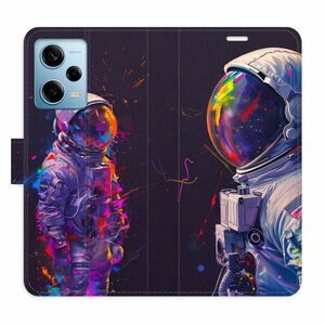 Flipové pouzdro iSaprio - Neon Astronaut 02 - Xiaomi Redmi Note 12 Pro 5G / Poco X5 Pro 5G obraz