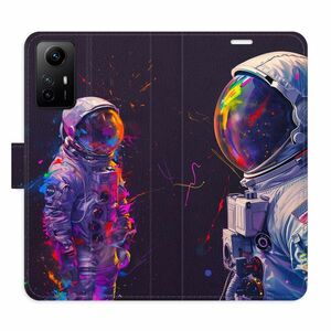 Flipové pouzdro iSaprio - Neon Astronaut 02 - Xiaomi Redmi Note 12S obraz